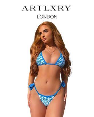 Fendi FF Blue Bikini by ARTLXRY LONDON