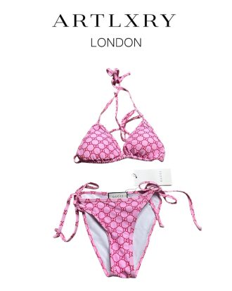 Gucci Pink Bikini Set by ARTLXRY LONDON